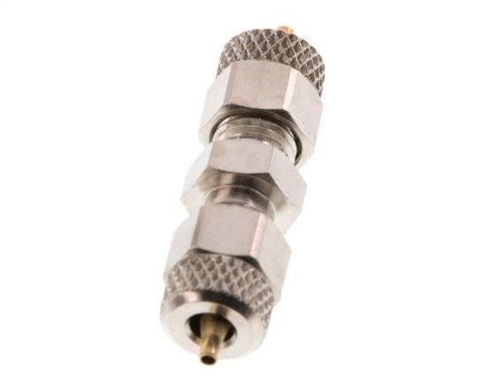 4x2 Nickel plated Brass Straight Push-on Fitting [2 Pieces]