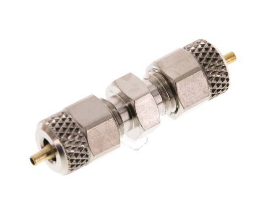 4x2 Nickel plated Brass Straight Push-on Fitting [2 Pieces]