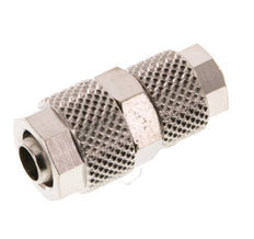 8x6 & 6x4 Nickel plated Brass Straight Push-on Fitting [2 Pieces]