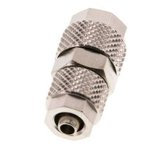 8x6 & 6x4 Nickel plated Brass Straight Push-on Fitting [2 Pieces]