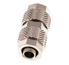 8x6 Nickel plated Brass Straight Push-on Fitting [2 Pieces]