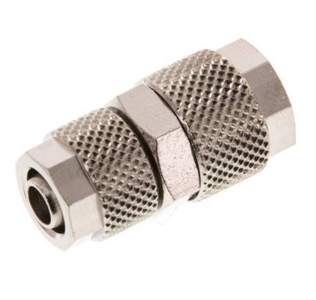10x8 & 8x6 Nickel plated Brass Straight Push-on Fitting [2 Pieces]