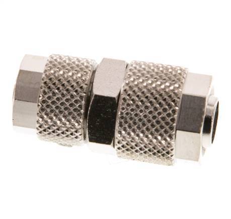 10x8 & 8x6 Nickel plated Brass Straight Push-on Fitting [2 Pieces]