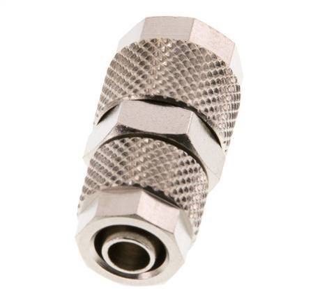 10x8 & 8x6 Nickel plated Brass Straight Push-on Fitting [2 Pieces]