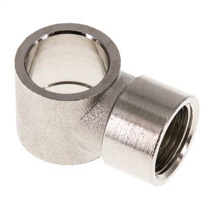 G3/8'' Nickel plated Brass Banjo Fitting with Female Threads [2 Pieces]