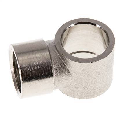 G3/8'' Nickel plated Brass Banjo Fitting with Female Threads [2 Pieces]