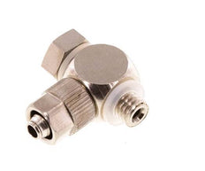 5x3 & M5 Nickel plated Brass Banjo Push-on Fitting with Male Threads with O-ring Rotatable [10 Pieces]