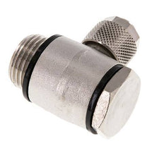 12x10 & G1/2'' Nickel plated Brass Banjo Push-on Fitting with Male Threads with O-ring Rotatable