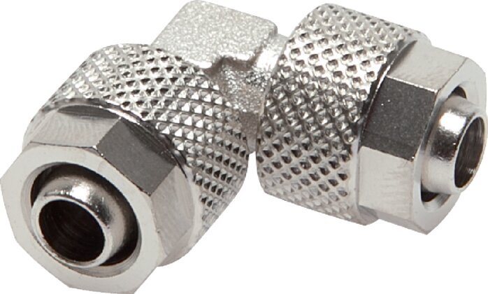 5x3 Nickel plated Brass Elbow Push-on Fitting [2 Pieces]
