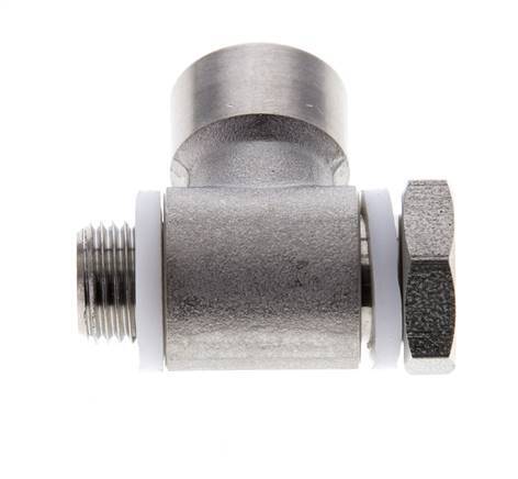 G1/8'' Stainless Steel 1.4404 Banjo Fitting with Male and Female Threads with Banjo Bolt with O-ring Rotatable