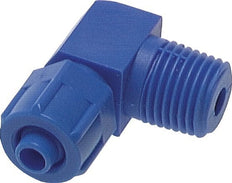 8x6 & R1/8'' PVC Elbow Push-on Fitting with Male Threads [10 Pieces]