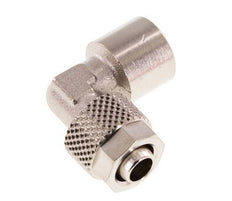 8x6 & G1/8'' Nickel plated Brass Elbow Push-on Fitting with Female Threads [5 Pieces]