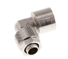 10x8 & G1/4'' Nickel plated Brass Elbow Push-on Fitting with Female Threads [2 Pieces]