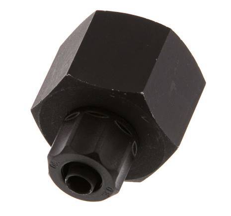 8x6 & G1/2'' Aluminum Straight Push-on Fitting with Female Threads