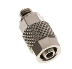 6x4 & M5 Nickel plated Brass Straight Push-on Fitting with Male Threads NBR [10 Pieces]