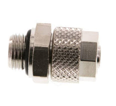 8x6 & G1/8'' Nickel plated Brass Straight Push-on Fitting with Male Threads NBR [5 Pieces]