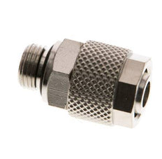 10x8 & G1/8'' Nickel plated Brass Straight Push-on Fitting with Male Threads NBR [5 Pieces]