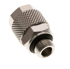 10x8 & G1/8'' Nickel plated Brass Straight Push-on Fitting with Male Threads NBR [5 Pieces]