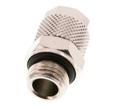 10x8 & G1/4'' Nickel plated Brass Straight Push-on Fitting with Male Threads NBR [2 Pieces]