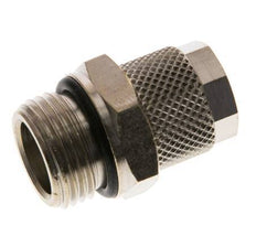 10x8 & G3/8'' Nickel plated Brass Straight Push-on Fitting with Male Threads NBR [2 Pieces]