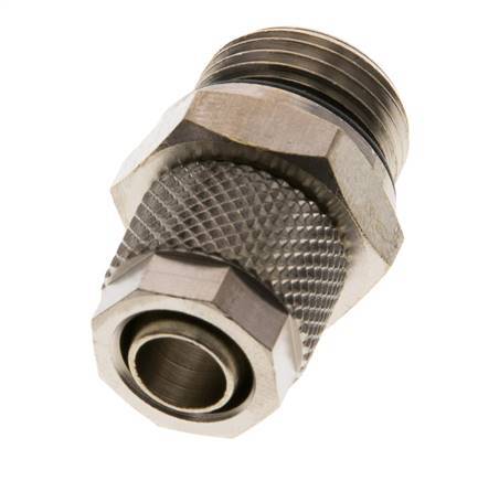 10x8 & G3/8'' Nickel plated Brass Straight Push-on Fitting with Male Threads NBR [2 Pieces]