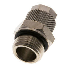 10x8 & G3/8'' Nickel plated Brass Straight Push-on Fitting with Male Threads NBR [2 Pieces]