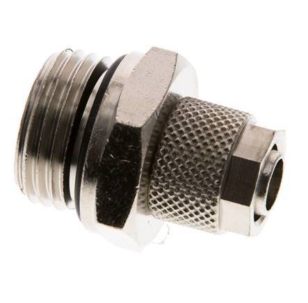 10x8 & G1/2'' Nickel plated Brass Straight Push-on Fitting with Male Threads NBR [2 Pieces]