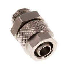 8x6 & G1/8'' Nickel plated Brass Straight Push-on Fitting with Male Threads FKM [5 Pieces]