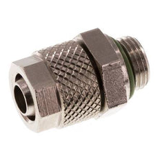 8x6 & G1/8'' Nickel plated Brass Straight Push-on Fitting with Male Threads FKM [5 Pieces]