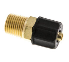 6x4 & 1/8''NPT Brass Straight Push-on Fitting with Male Threads [2 Pieces]