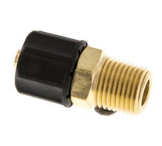 6x4 & 1/8''NPT Brass Straight Push-on Fitting with Male Threads [2 Pieces]