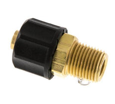 8x6 & 1/8''NPT Brass Straight Push-on Fitting with Male Threads [2 Pieces]