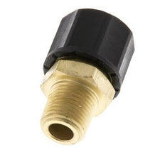 10x8 & 1/8''NPT Brass Straight Push-on Fitting with Male Threads [2 Pieces]