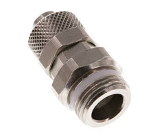 10x8 & G3/8'' Nickel plated Brass Straight Push-on Fitting with Male Threads PTFE Rotatable