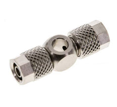 6x4 & M5 Nickel plated Brass Banjo Tee Push-on Fitting [2 Pieces]