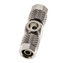 6x4 & M5 Nickel plated Brass Banjo Tee Push-on Fitting [2 Pieces]