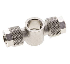 8x6 & G1/8'' Nickel plated Brass Banjo Tee Push-on Fitting [2 Pieces]