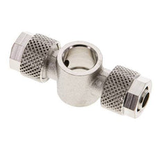 8x6 & G1/8'' Nickel plated Brass Banjo Tee Push-on Fitting [2 Pieces]