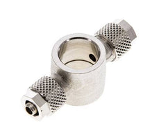 6x4 & G1/4'' Nickel plated Brass Banjo Tee Push-on Fitting [2 Pieces]