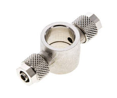6x4 & G1/4'' Nickel plated Brass Banjo Tee Push-on Fitting [2 Pieces]