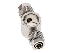 8x6 & G1/4'' Nickel plated Brass Banjo Tee Push-on Fitting [2 Pieces]
