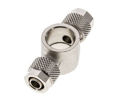 8x6 & G1/4'' Nickel plated Brass Banjo Tee Push-on Fitting [2 Pieces]