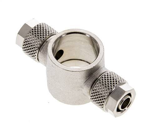 8x6 & G3/8'' Nickel plated Brass Banjo Tee Push-on Fitting