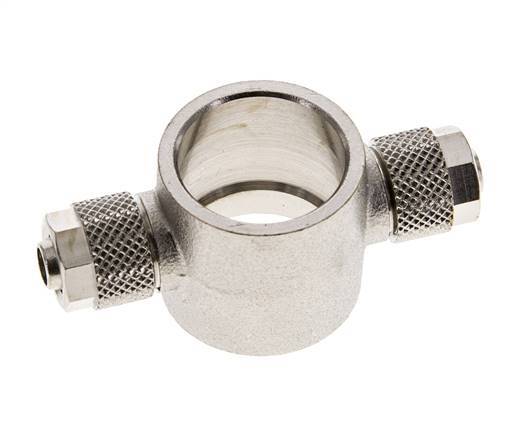 8x6 & G1/2'' Nickel plated Brass Banjo Tee Push-on Fitting