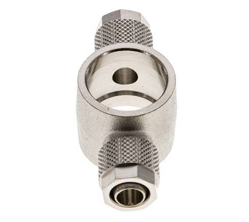 10x8 & G1/2'' Nickel plated Brass Banjo Tee Push-on Fitting
