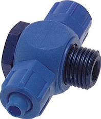 6x4 & G1/4'' PVC Banjo Tee Push-on Fitting with Male Threads with O-ring [2 Pieces]