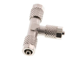5x3 Nickel plated Brass Tee Push-on Fitting [2 Pieces]