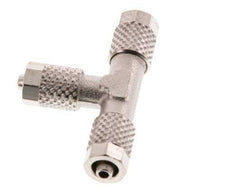 5x3 Nickel plated Brass Tee Push-on Fitting [2 Pieces]