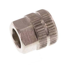 4.3x3mm (M7x0.75) Nickel-plated Brass Union Nut [20 Pieces]