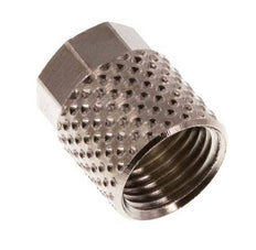 6x4mm (M8x0.75) Nickel-plated Brass Union Nut [20 Pieces]